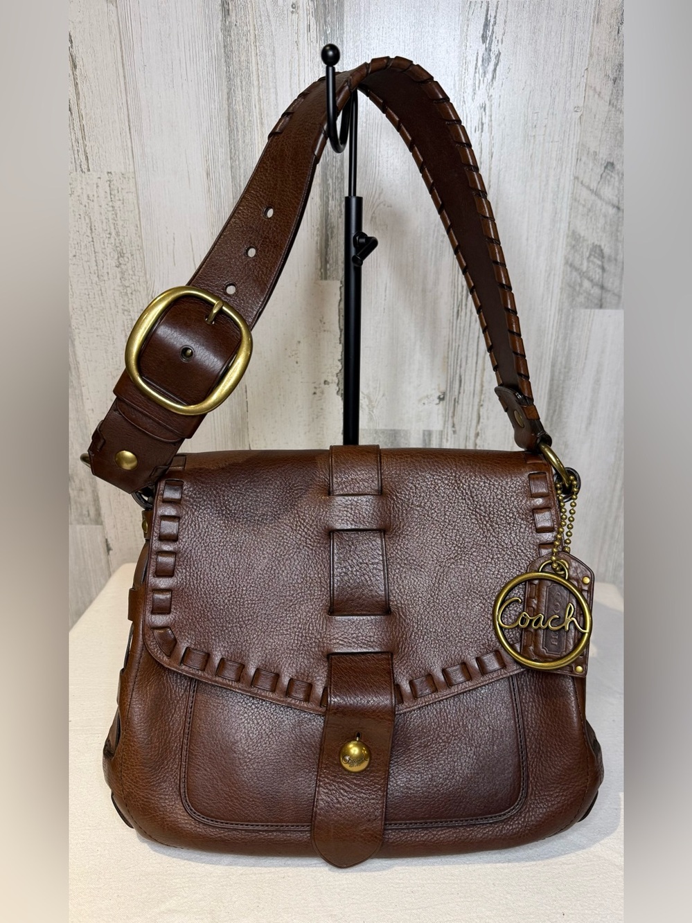 Coach Legacy Thompson Julia Tobacco with Brass Hardware Legacy Lining 2007 11376